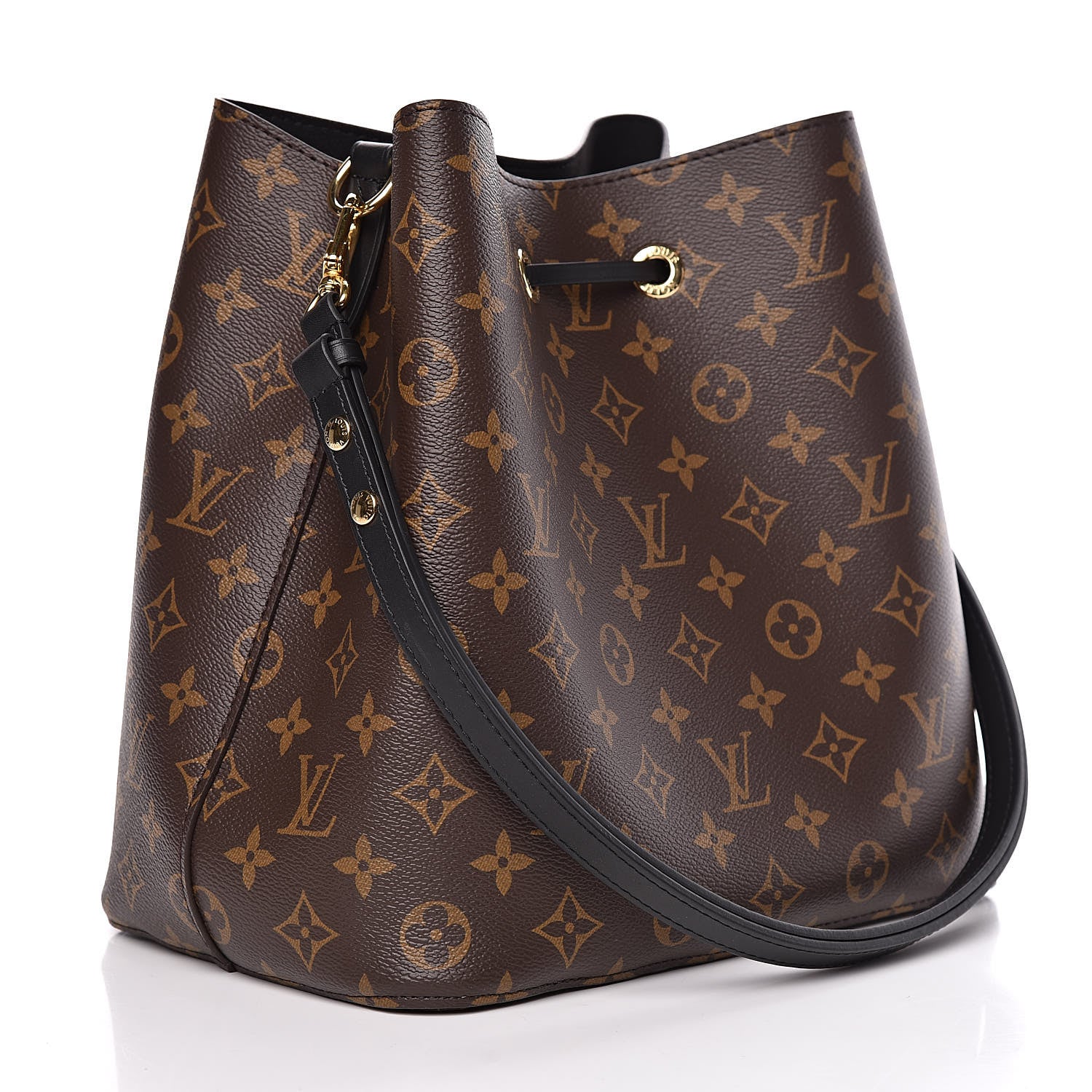 Louis Vuitton Monogram Neonoe MM Black 3 of 9
