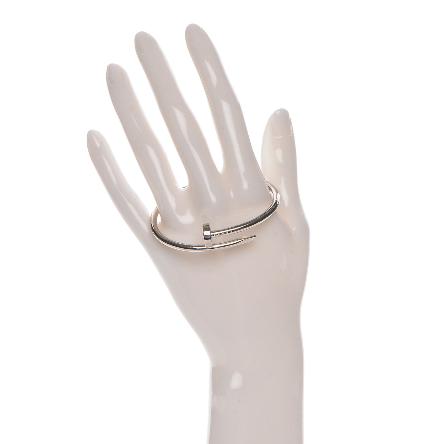 Cartier 18K White Gold Juste Un Clou Bracelet 16 2 of 7