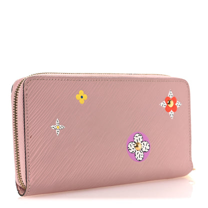 Louis Vuitton Epi Blooming Flowers Zippy Wallet Rose Ballerine 3 of 10