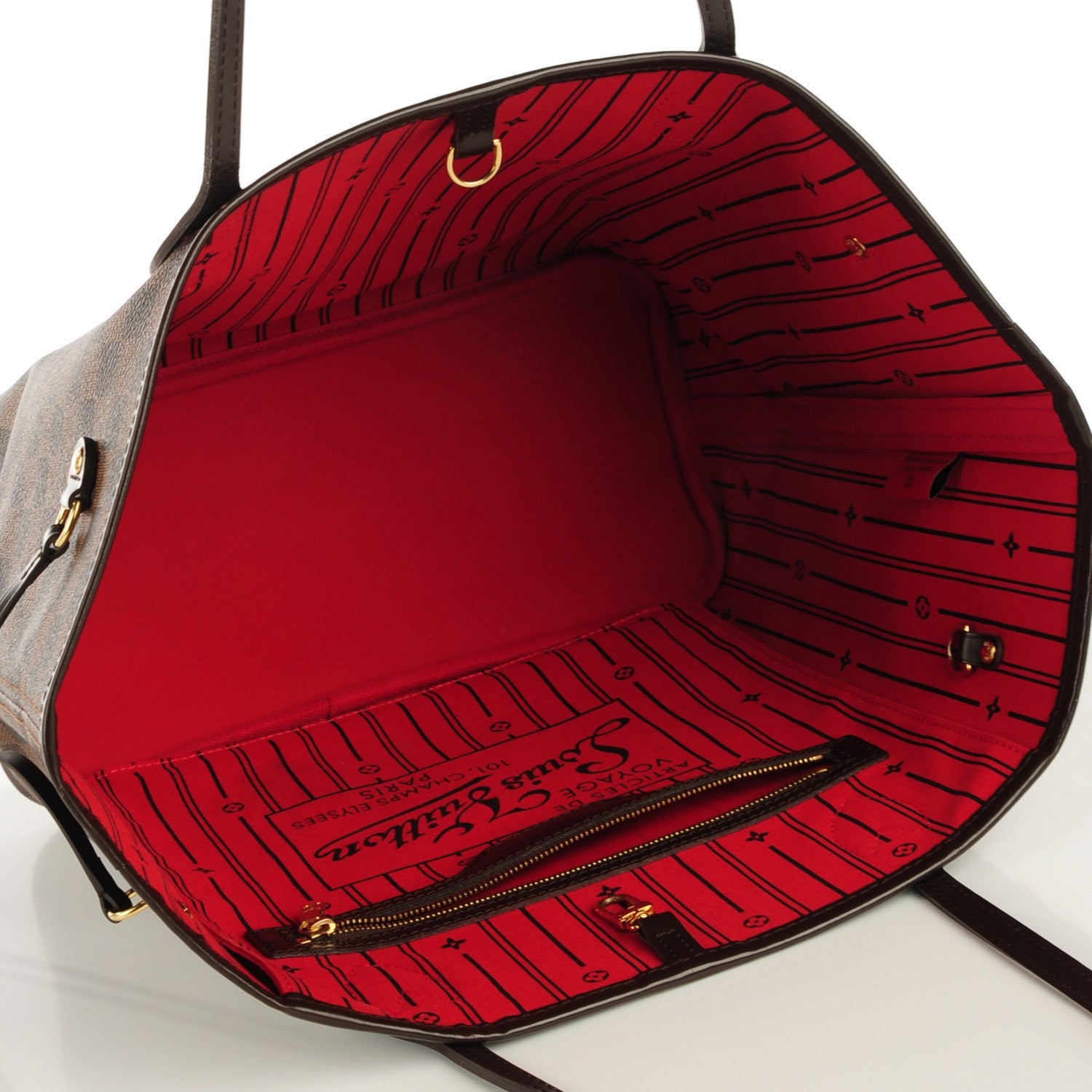 Louis Vuitton Damier Ebene Neverfull MM 7 of 8