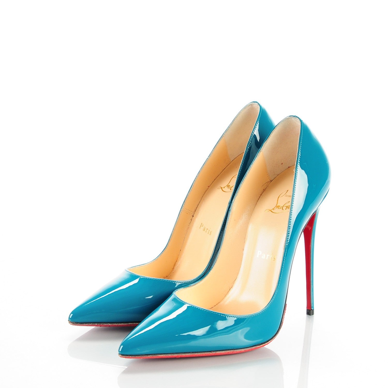 Christian Louboutin Patent So Kate 120 Pumps 39 Curacao 3 of 8