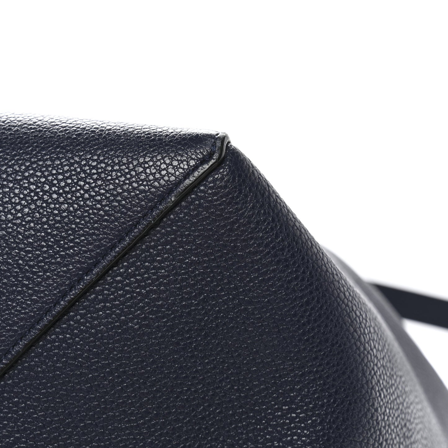 Soft Grained Calfskin Small Belt Cabas Phantom Navy