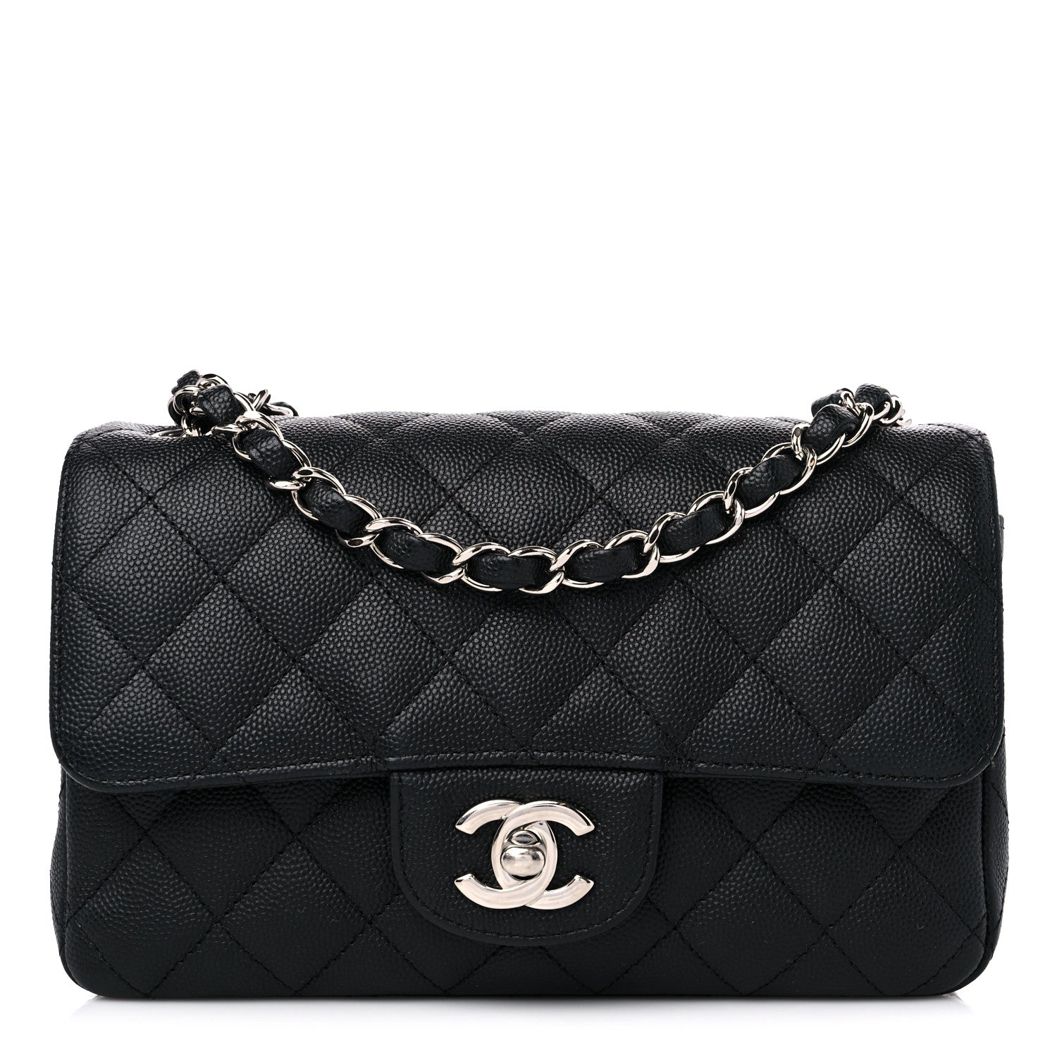 Chanel Caviar Quilted Mini Rectangular Flap Black 1 of 11