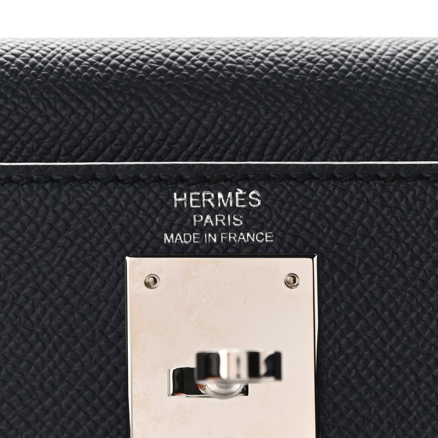 Hermes Epsom Kelly Sellier 28 Bleu Indigo 6 of 10