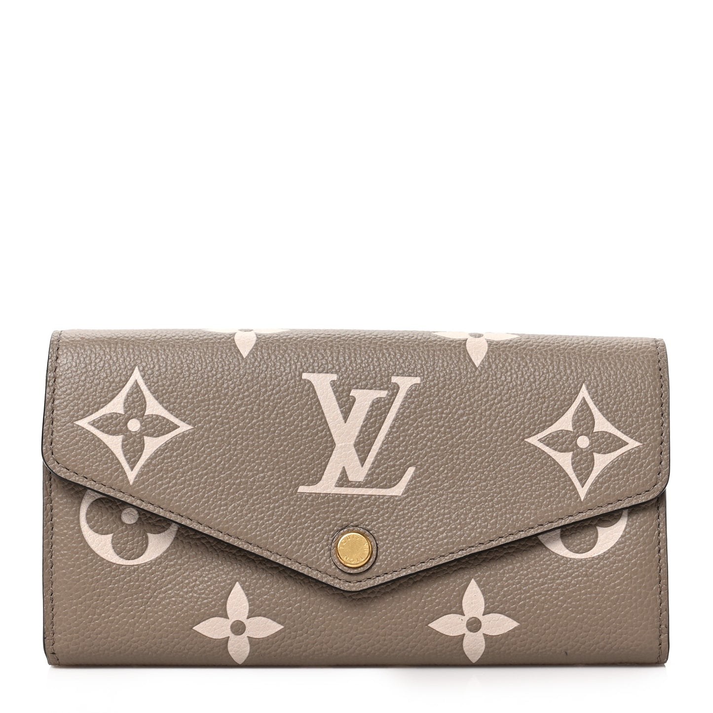 Empreinte Monogram Giant Sarah Wallet Tourterelle Creme