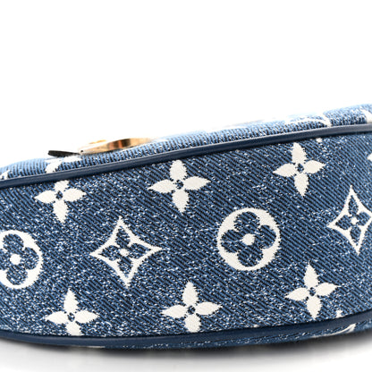 Louis Vuitton Monogram Jacquard Denim Loop Bleu 7 of 9