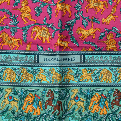 Hermes Silk Chasse En Inde Scarf 90 3 of 6