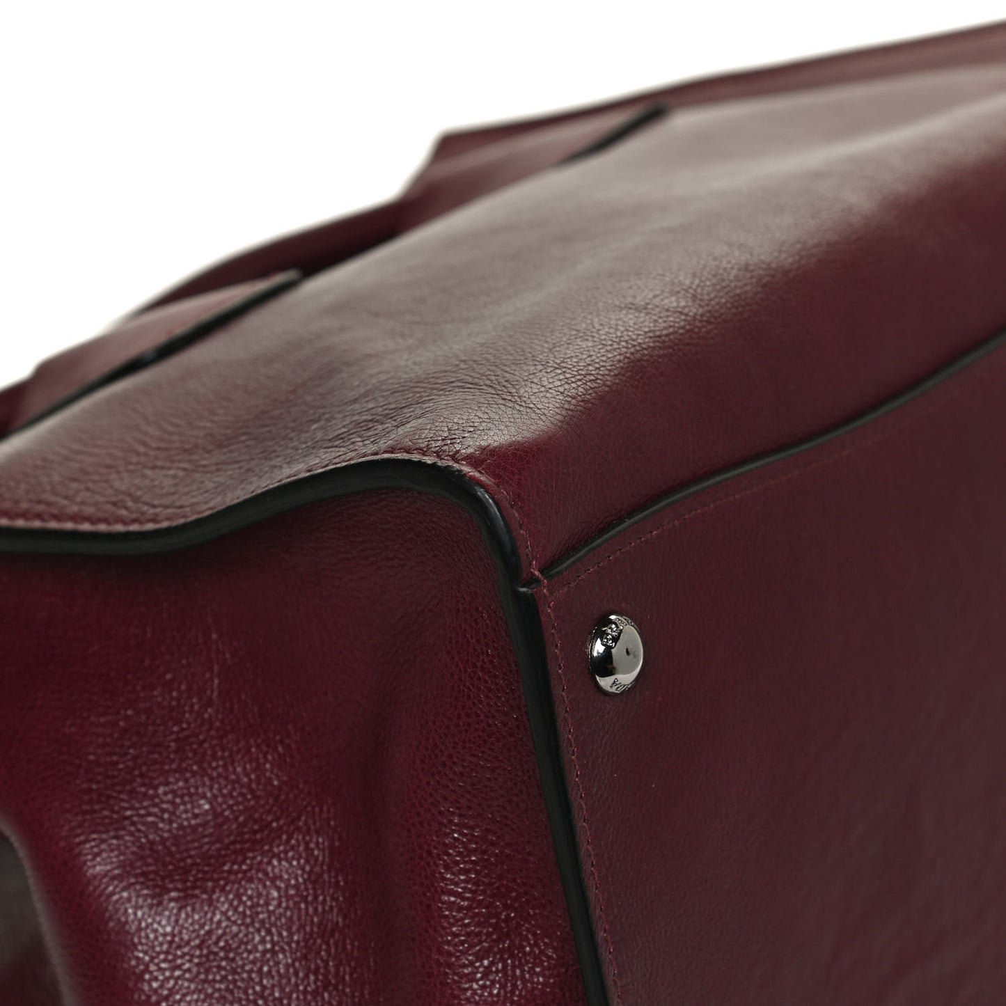 Glace Calf Twin Pocket Tote Ametista