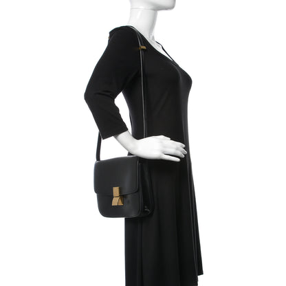 Celine Box Calfskin Medium Classic Box Flap Bag Black 2 of 16