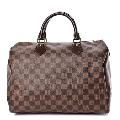 Louis Vuitton Damier Ebene Speedy 30 1 of 12