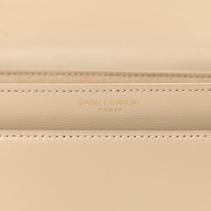 Saint Laurent Suede Calfskin Medium Monogram Sunset Dark Beige 11 of 16