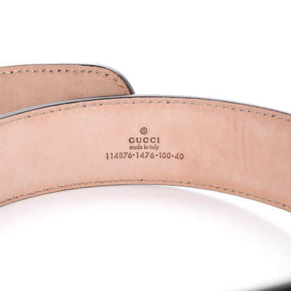 Gucci Guccissima Interlocking G 40mm Belt 100 40 Black 6 of 6