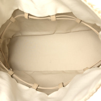 Chanel Woven Straw Caviar Tote Beige 5 of 11