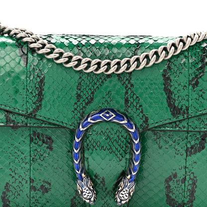 Gucci Snakeskin Small Dionysus Shoulder Bag Green 8 of 17