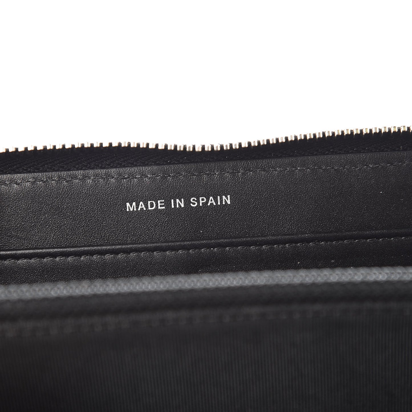 Caviar Quilted Large Gusset Zip Around Wallet Black