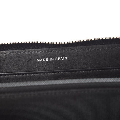 Chanel Caviar Quilted Large Gusset Zip Around Wallet Black 7 of 9