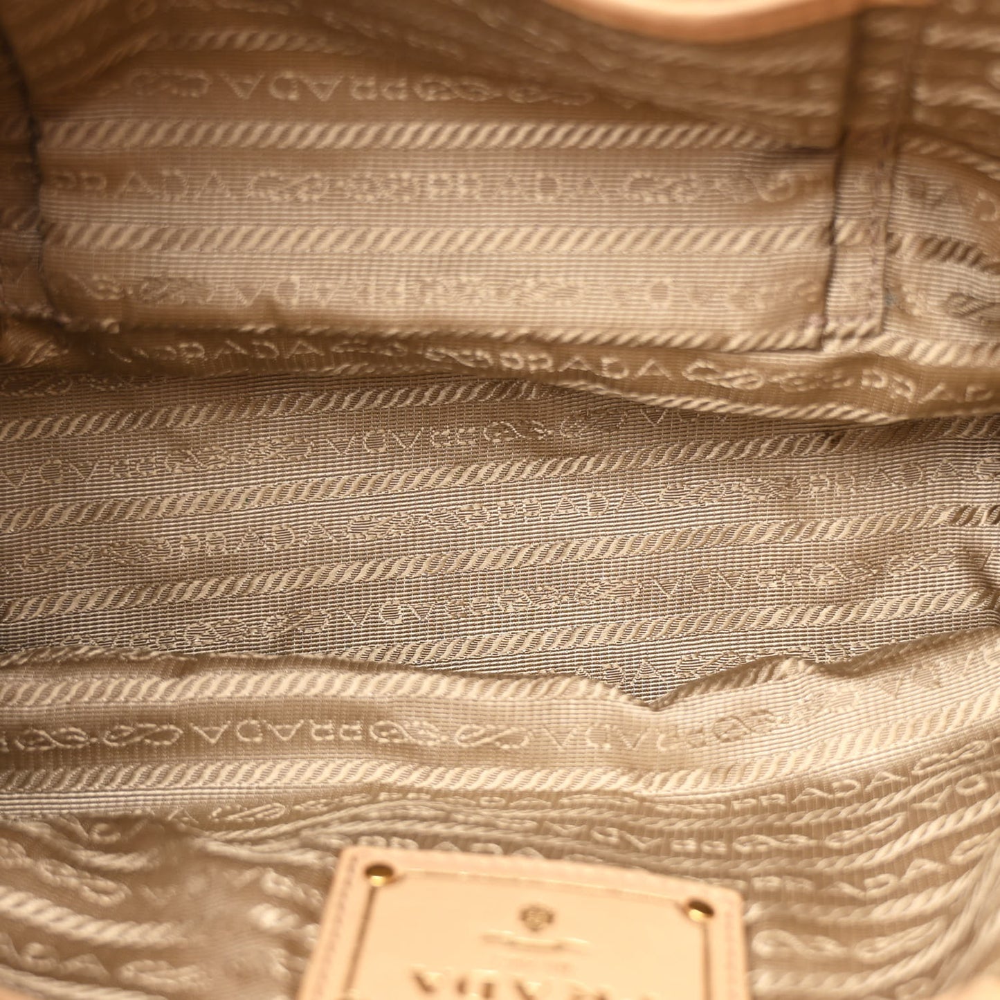 Nappa Gaufre Buckle Satchel Cammello
