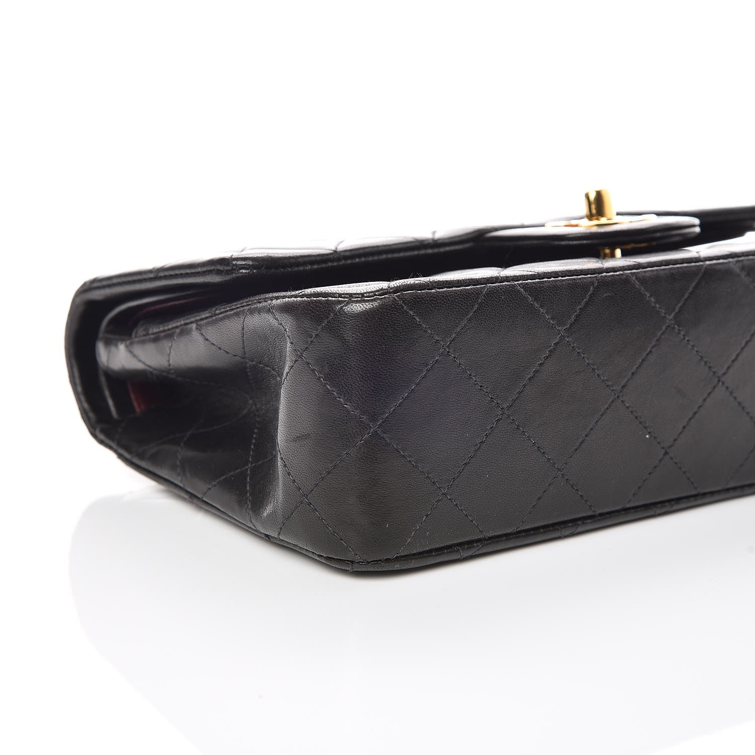 Chanel Lambskin Quilted Small Double Flap Black 6 of 14
