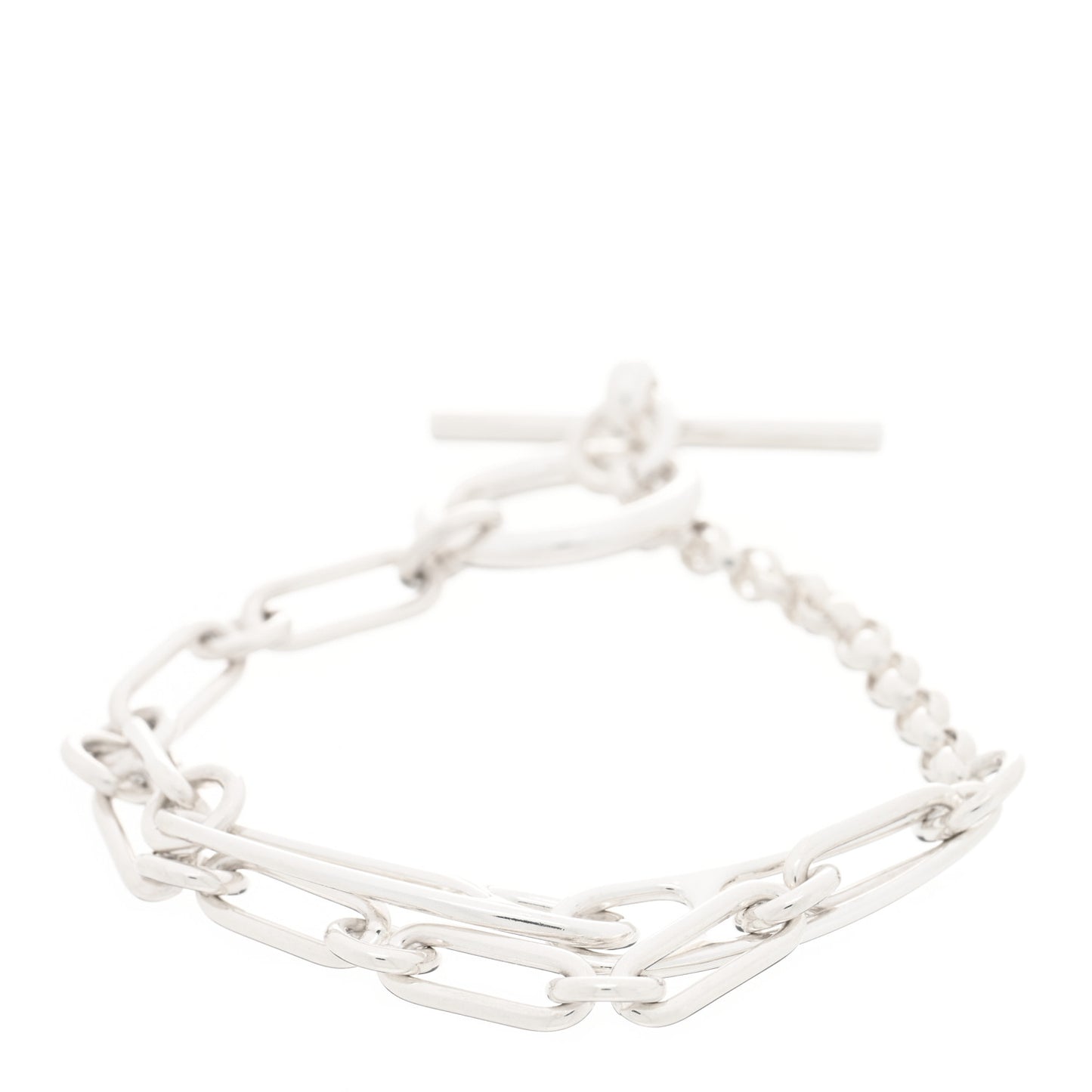 Sterling Silver Chaine d'Ancre Punk Bracelet SH