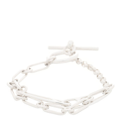 Hermes Sterling Silver Chaine d'Ancre Punk Bracelet SH 1 of 3