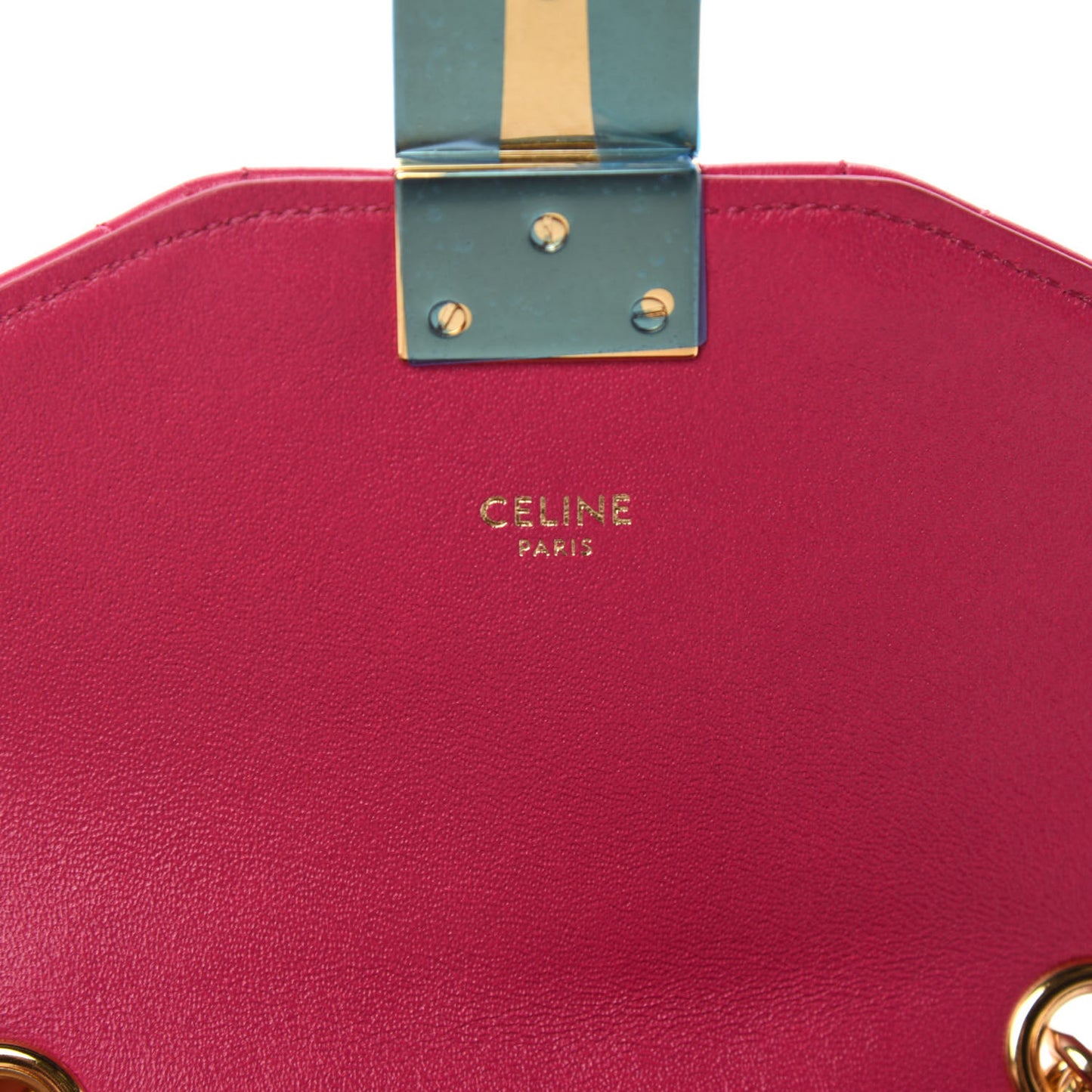Calfskin Quilted Medium C Bag Pink
