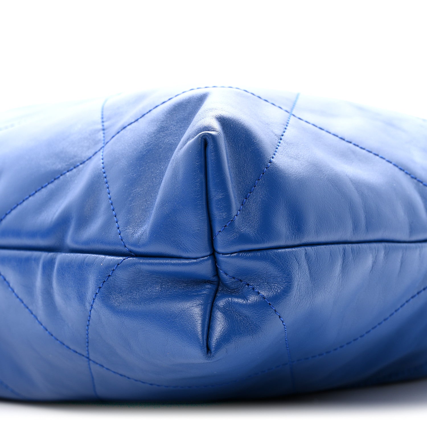 Chanel Shiny Calfskin Quilted Chanel 22 Blue 11 of 13