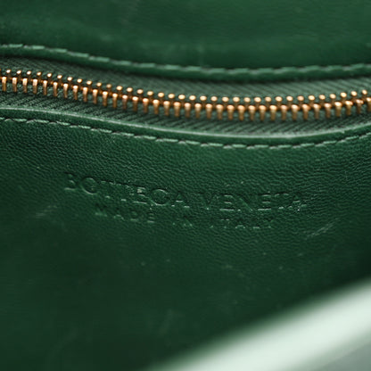 Bottega Veneta Textured Deerskin Maxi Intrecciato Padded Cassette Crossbody Bag Raintree 6 of 16