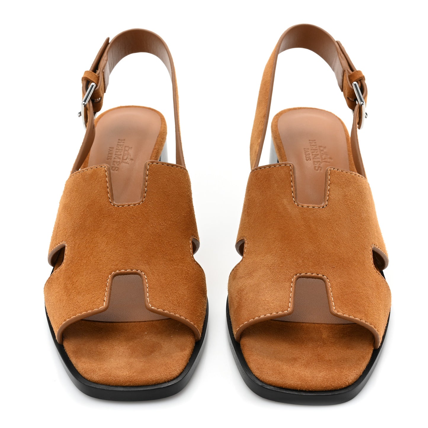 Suede Goatskin Elbe 60 Sandals 37 Naturel