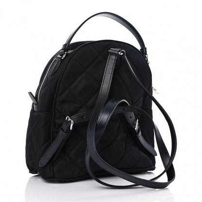 Prada Nylon Tessuto Impuntu Quilted Backpack Black 3 of 8