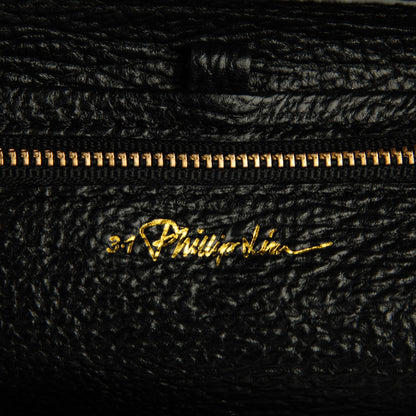 3.1 Phillip Lim 3.1 Textured Calfskin Mini Pashli Satchel Black 8 of 9