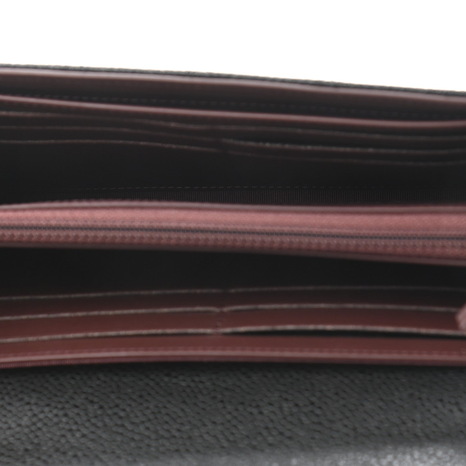 Chanel Caviar Quilted Large Gusset Flap Wallet Black 5 of 9