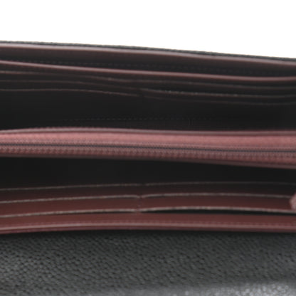 Chanel Caviar Quilted Large Gusset Flap Wallet Black 5 of 9