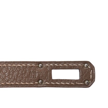 Hermes Chevre Mysore Kelly Longue Wallet Etoupe 7 of 8