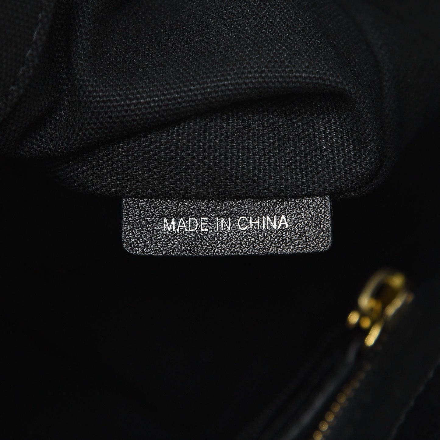 Canvas Mega Check Studded Medium Ashby Bucket Bag Black
