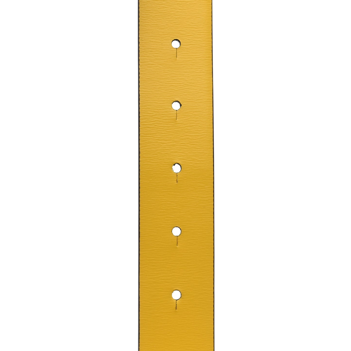 Glossy Calfskin 40mm VLogo Reversible Belt 85 34 Saddle Brown Yellow
