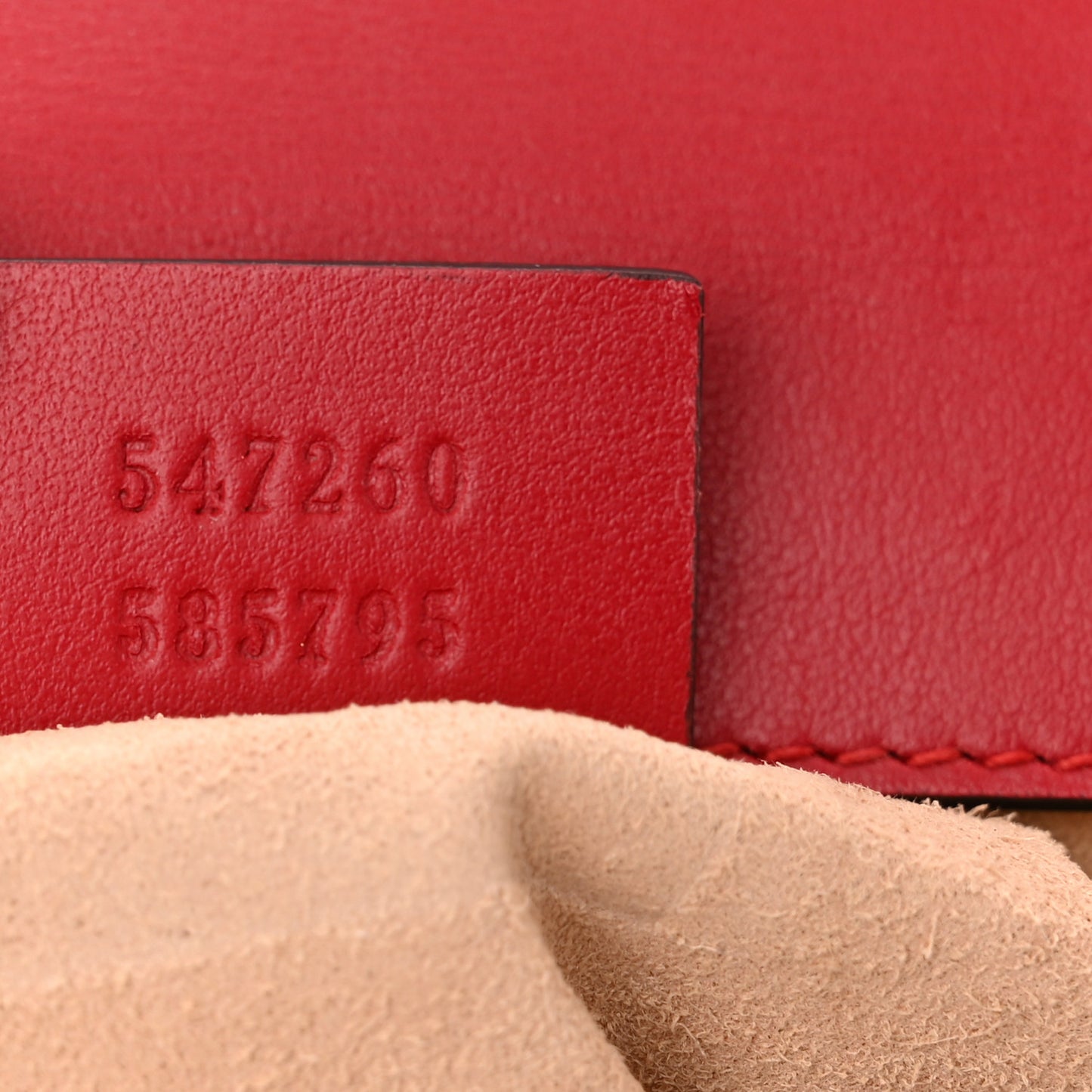 Calfskin Matelasse Mini GG Marmont Top Handle Shoulder Bag Hibiscus Red