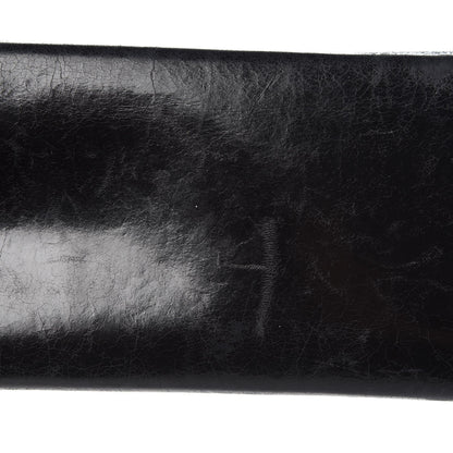 Prada Vitello Shine Zip Flap Wallet Black 16 of 17
