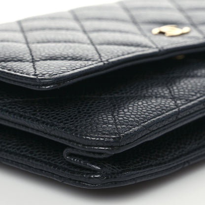 Chanel Caviar Quilted Wallet On Chain WOC Black 8 of 10