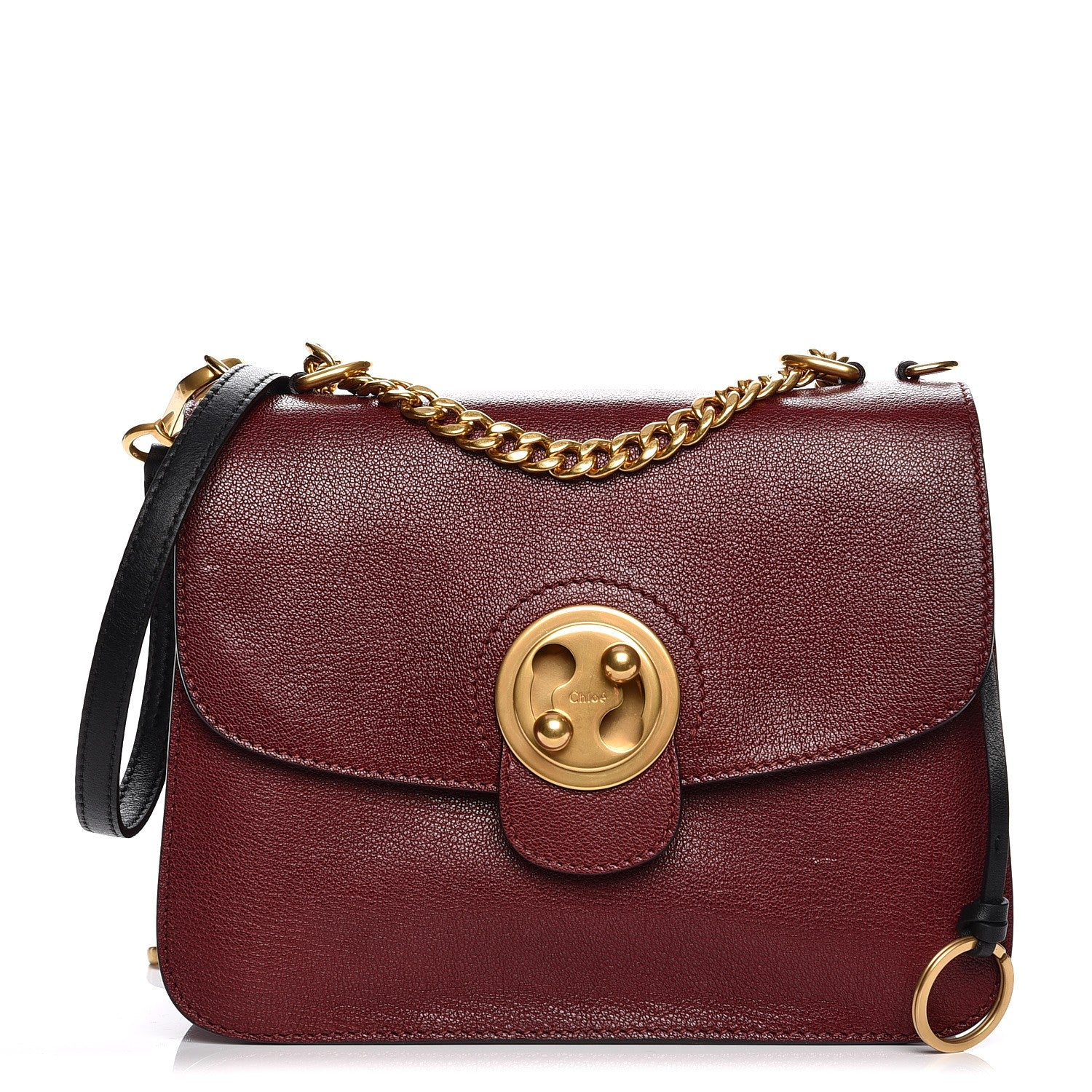Chloe Goatskin Medium Mily Shoulder Bag Sienna Red 1 of 8