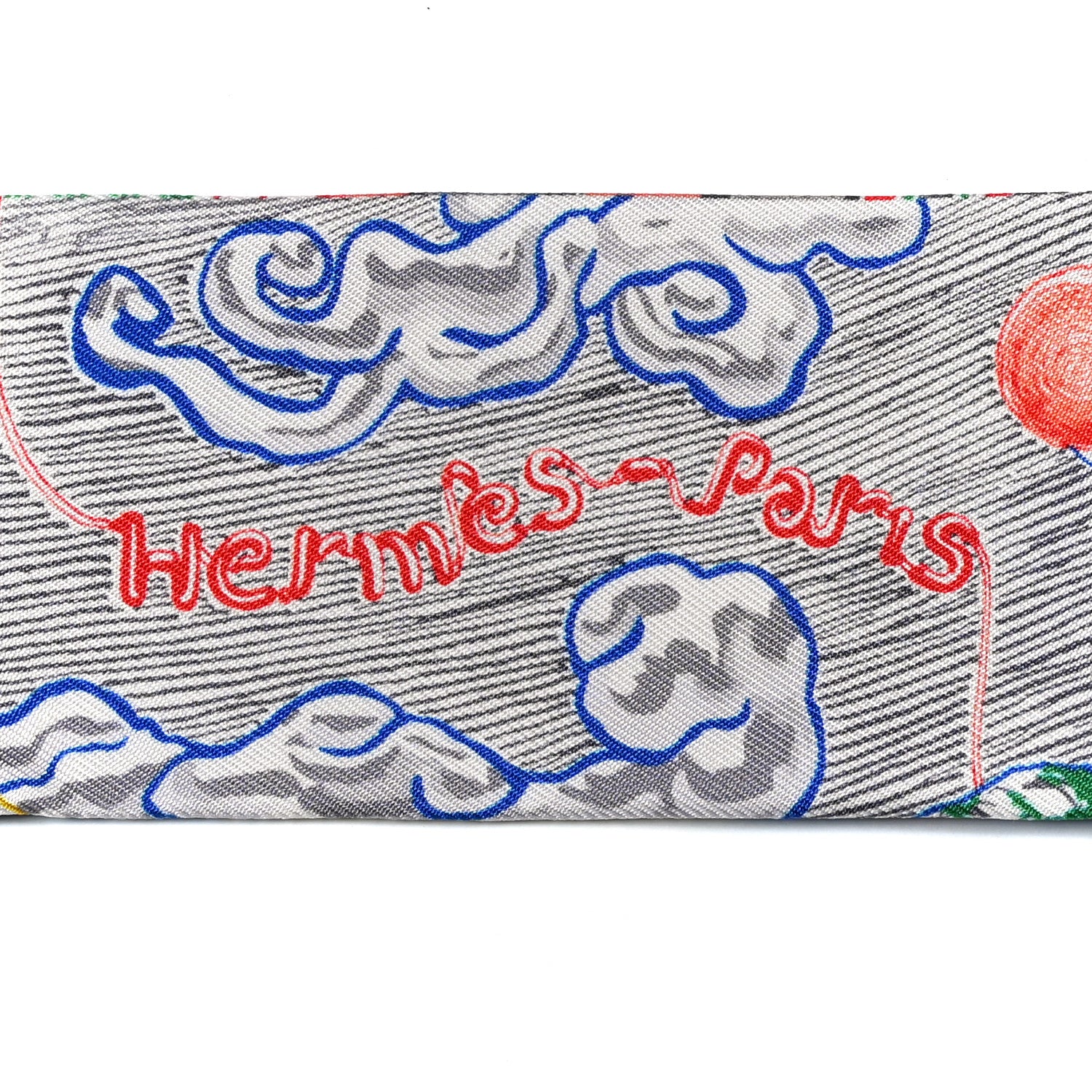 Hermes Silk Pantin City Twilly Vert Gris Multicolor 3 of 4