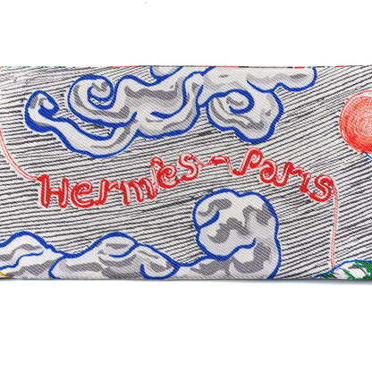 Hermes Silk Pantin City Twilly Vert Gris Multicolor 3 of 4