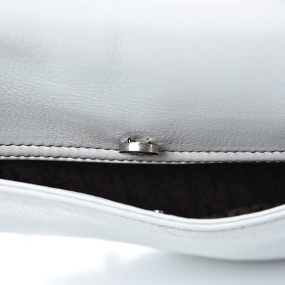 Christian Dior Calfskin Saddle Bag White 14 of 16