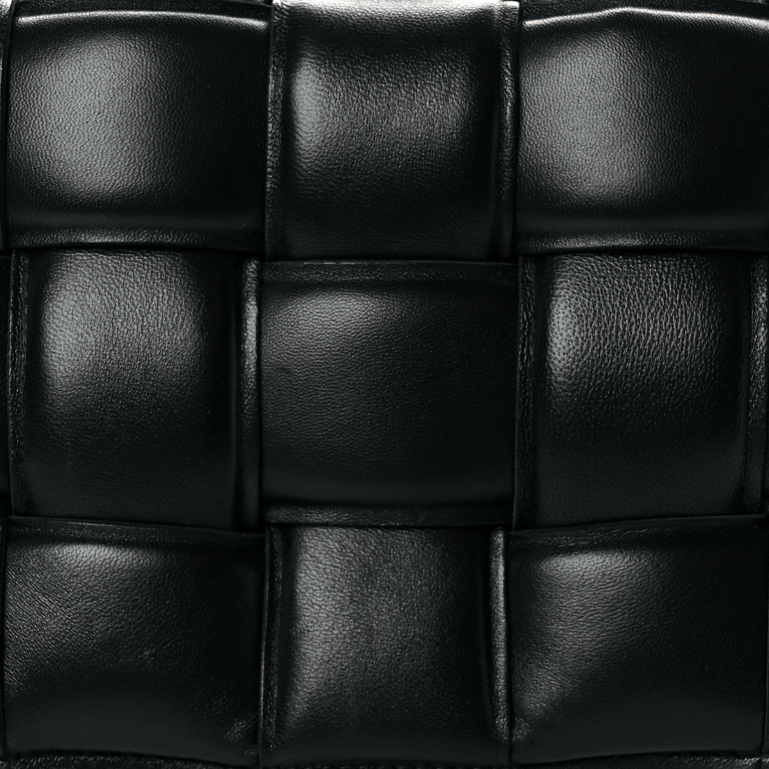 Bottega Veneta Nappa Maxi Intreccio Padded Cassette Crossbody Bag Black 8 of 11