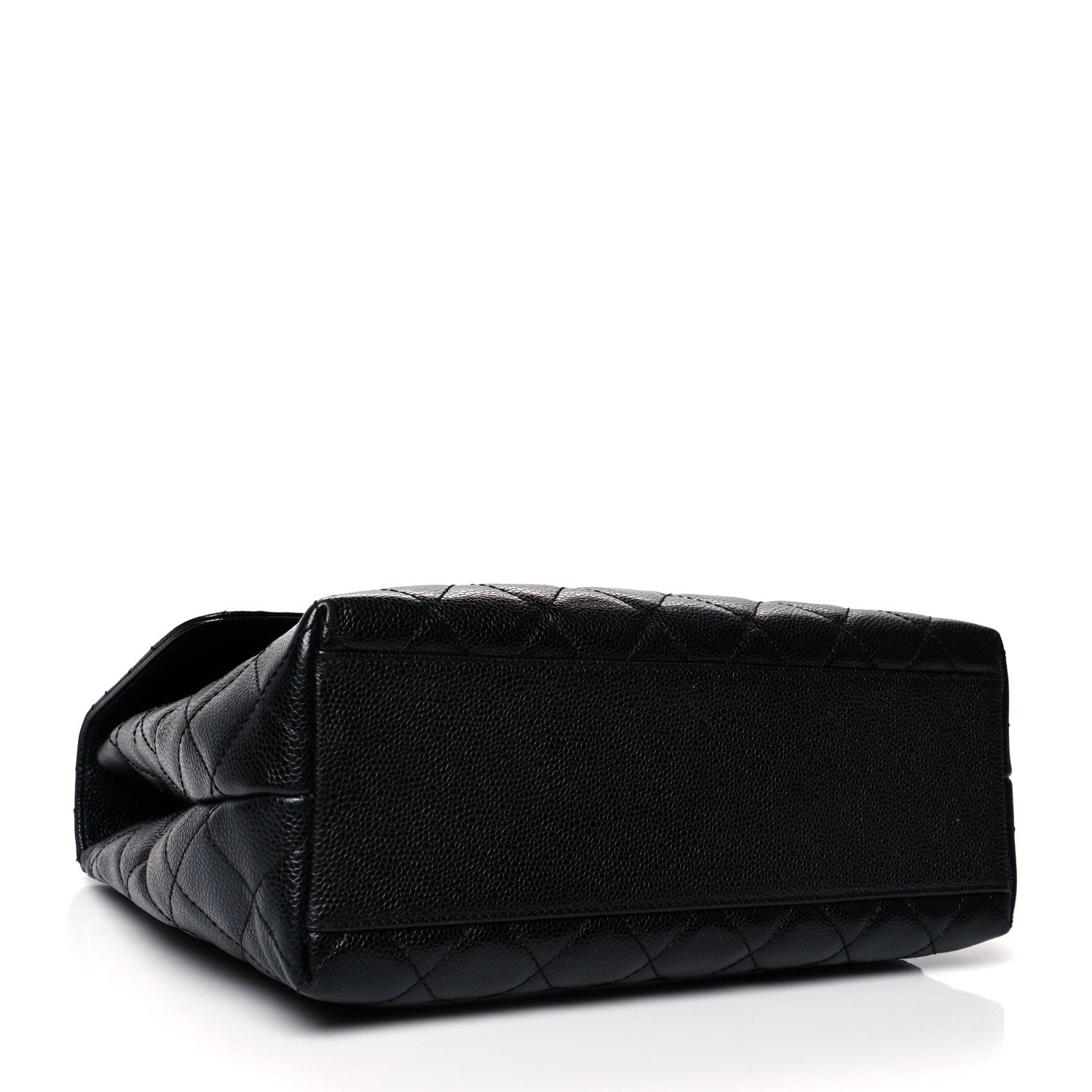 Chanel Caviar Quilted Jumbo Kelly Flap Black 4 of 13