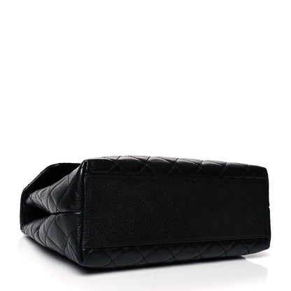 Chanel Caviar Quilted Jumbo Kelly Flap Black 4 of 13