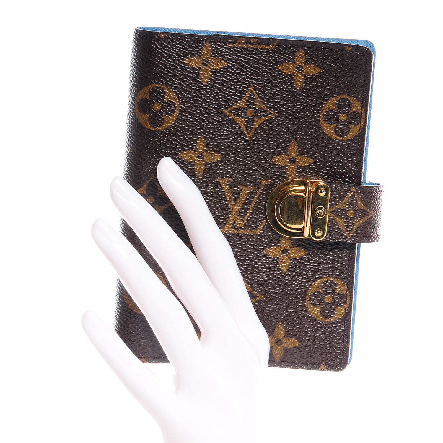 Louis Vuitton Monogram Koala Small Ring Agenda Blue 2 of 6