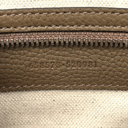 Gucci Piuma Calfskin Jumbo GG Embossed Briefcase Good Taupe 7 of 11