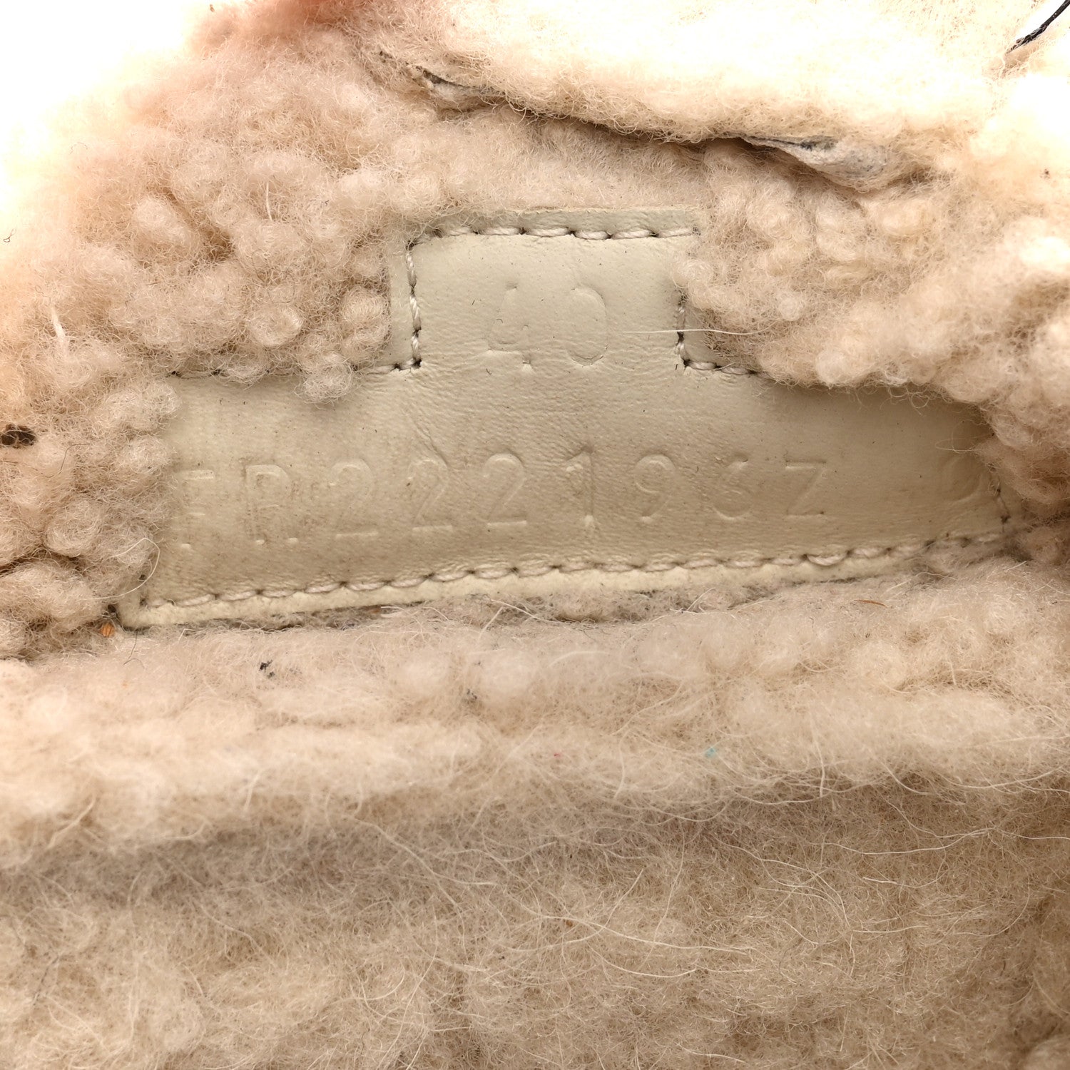 Hermes Woolskin Womens Chypre Sandals 40 Ecru 9 of 9