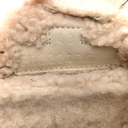 Hermes Woolskin Womens Chypre Sandals 40 Ecru 9 of 9