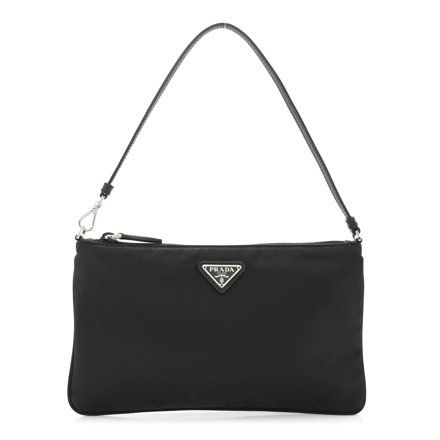 Tessuto Nylon Pochette Bag Black
